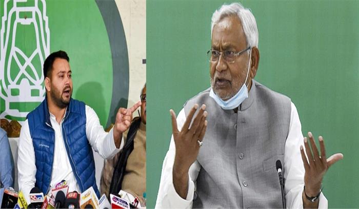 शराबबंदी को लेकर तेजस्वी यादव ने मुख्यमंत्री नीतीश कुमार को घेरा