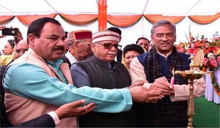 रावत ने करोड़ों की विकास की योजनाओं का किया लोकार्पण एवं शिलान्यास