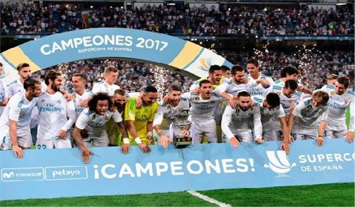 बार्सिलोना को मात देकर रियल मेड्रिड ने जीता  स्पेनिश सुपर कप