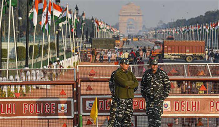 गणतंत्र दिवस के मद्देनजर राष्ट्रीय राजधानी में सुरक्षा के पुख्ता इंतजाम
