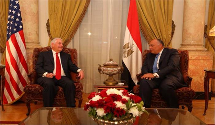 आतंकवाद के खिलाफ लड़ाई में मिस्र का साथ देगा अमेरिका: रेक्स टिलरसन