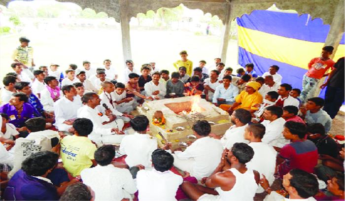 सात दिवसीय मंत्र अनुष्ठान शिविर का समापन