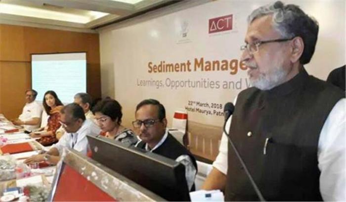 नदियों में गाद प्रबंधन की राष्ट्रीय नीति बने : सुशील मोदी