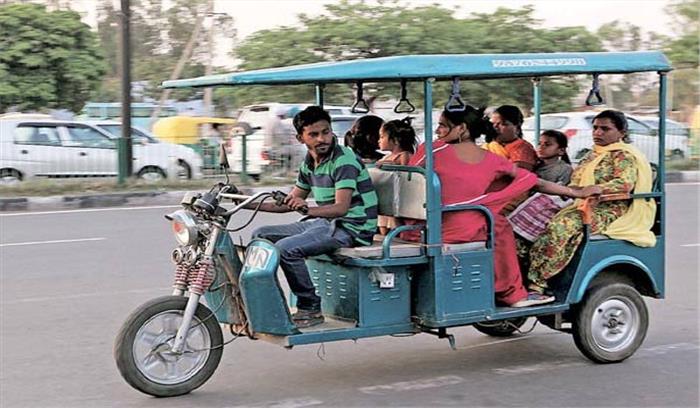 1273 ई-रिक्शा का हुआ रजिस्ट्रेशन 1500 के बाद होगी कार्रवाई