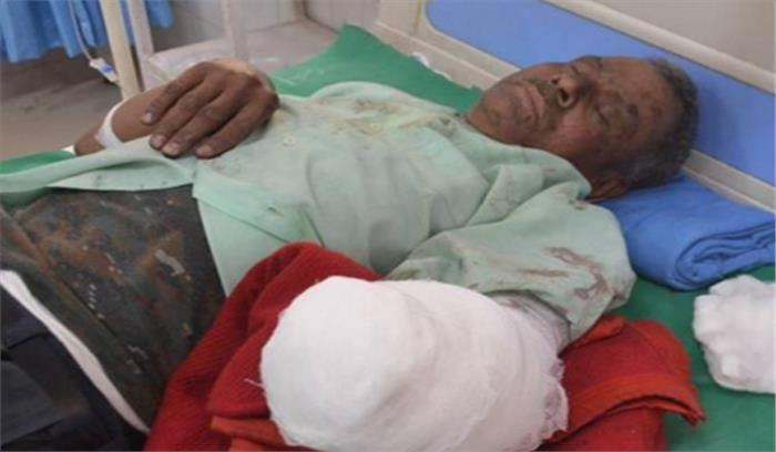 उत्तर प्रदेश :ट्रेन से गिरने पर कटा फौजी का हाथ