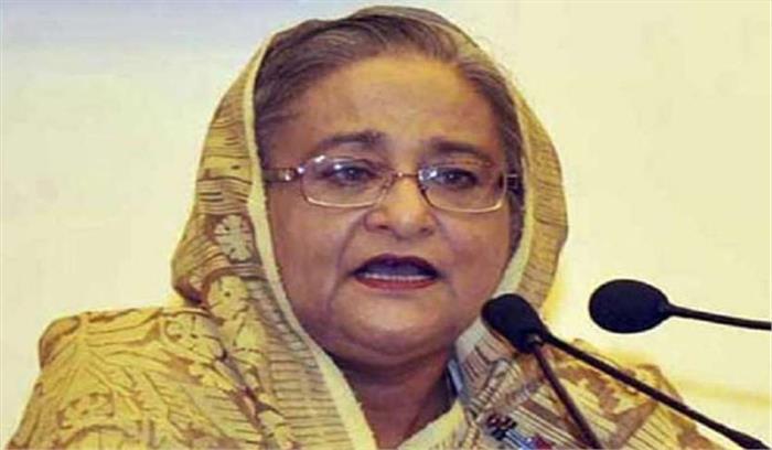 रोहिंग्या मामले में अंतर्राष्ट्रीय समुदाय म्यांमार पर दबाव बनाए : हसीना