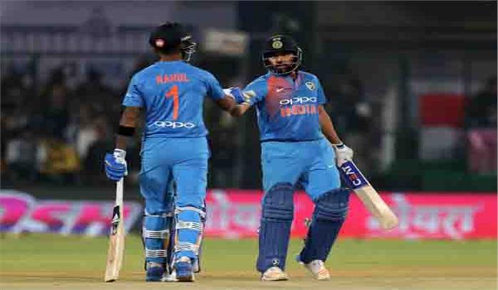 कप्तान रोहित शर्मा और लोकेश राहुल की तूफानी पारी से हारी श्रीलंका