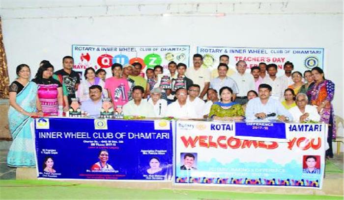 रोटरी व इनरव्हील क्लब द्वारा पॉलिटेनिक कॉलेज में शिक्षक दिवस मनाया