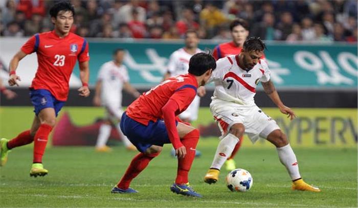 फुटबॉल: एशिया दौरे के दौरान दक्षिण कोरिया से होगा कोस्टा रिका का सामना फुटबॉल: एशिया दौरे के दौरान दक्षिण कोरिया से होगा कोस्टा रिका का सामना