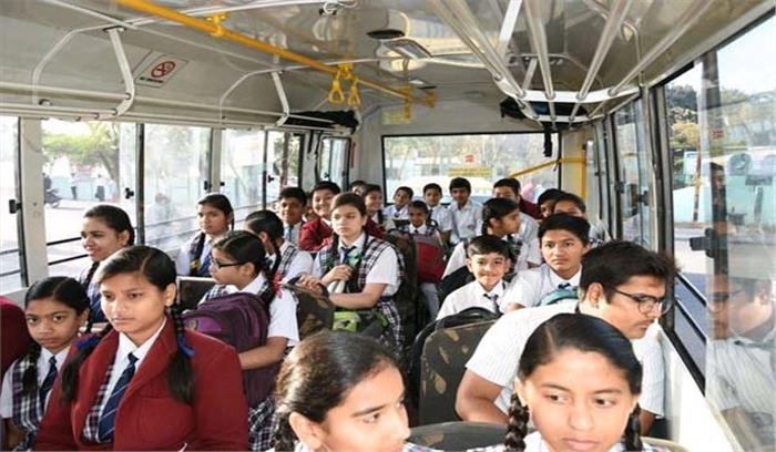 रेयान स्कूल हादसे के बाद बसों की धरपकड़ शुरू