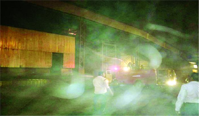 दीपका साइलो के सीएचपी में लगी भीषण आग