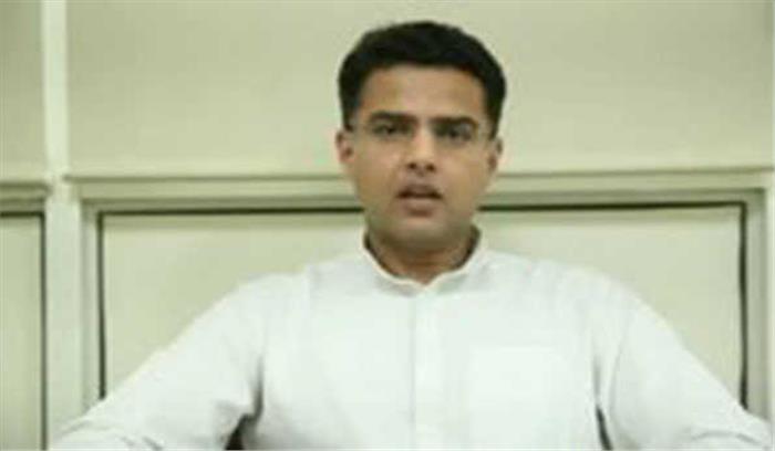 सचिन ने सोनिया गांधी को राज्य में राहत कार्यों से अवगत कराया