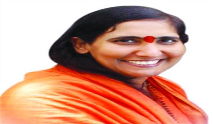 साध्वी ऋतंभरा आज शाम पहुंचेगी राजधानी