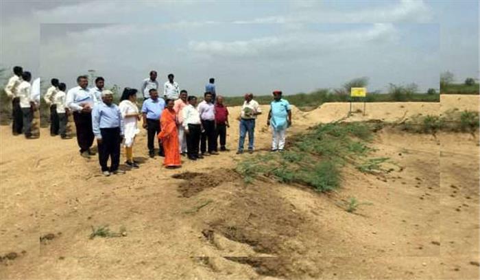 केन्द्रीय दल ने अतिवृष्टि से हुए नुकसान का लिया जायजा