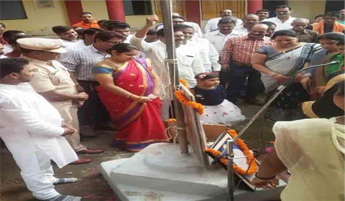 साहू सदन में मनाया गया स्वाधीनता दिवस