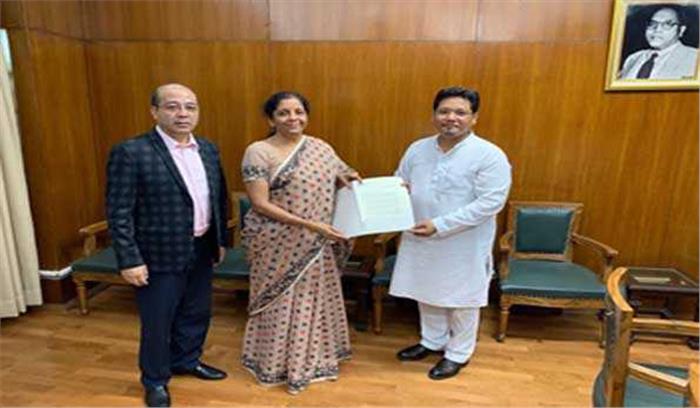 संगमा ने सीतारमण से की केंद्रीय राजस्व हिस्सेदारी को बढ़ाने की अपील
