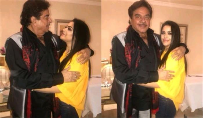 संजय दत्त की बेटी से मिले शत्रुघ्न सिन्हा