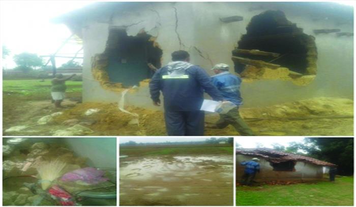 हाथियों की मौजूदगी से ग्रामीणों में दहशत