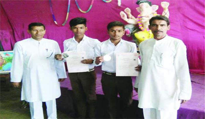 अमन का चयन राष्ट्रीय प्रतियोगिता के लिए