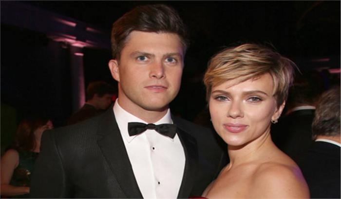 पहली बार सार्वजनिक तौर पर एक-साथ नजर आए जोहानसन और कॉलिन जोस्ट