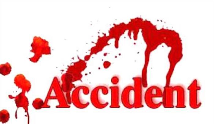 कार की टक्कर से स्कूटर सवार की मौत, पोती घायल