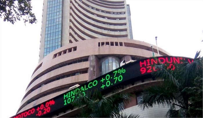 शेयर बाजार में गिरावट