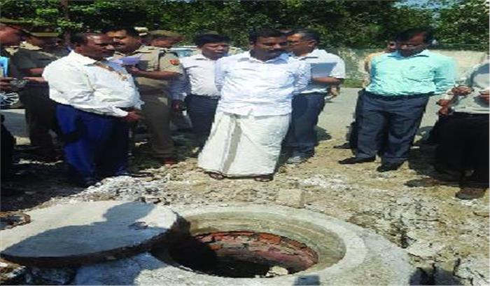 राष्ट्रीय अनुसूचित जाति आयोग ने घटना स्थल का निरीक्षण की ली जानकारी 