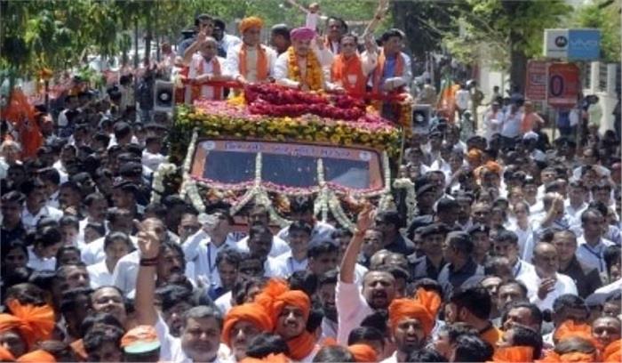 शाह का नामांकन, राजग का शक्ति प्रदर्शन शाह का नामांकन, राजग का शक्ति प्रदर्शन