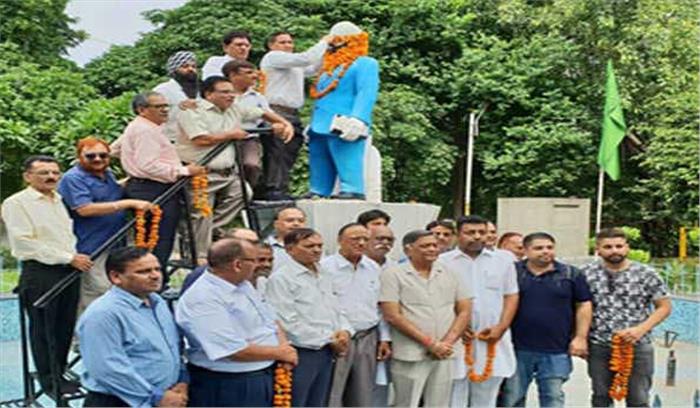 शहीद उधम सिंह के 78वें शहीदी दिवस पर भाजपा ने दी श्रद्धांजलि