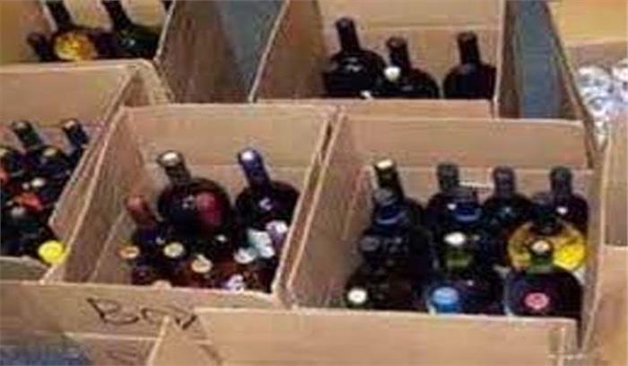 दो तस्कर गिरफ्तार,180 पेटी शराब बरामद