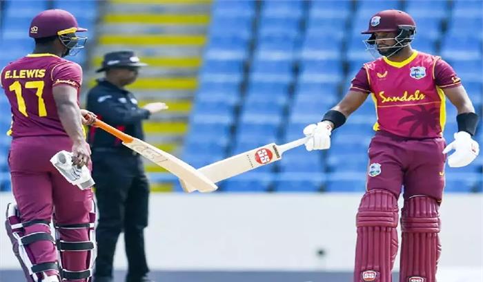 एंटिगा वनडे: होप और लुइस की धमाकेदार पारी से जीता विंडीज