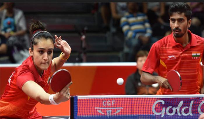 राष्ट्रमंडल खेल में शरथ, मनिका-साथियान की जोड़ी ने जीता कांस्य