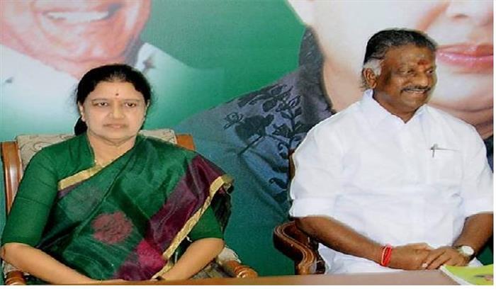 शशिकला ने पन्नीरसेल्वम को कोषाध्यक्ष पद से बर्खास्त किया