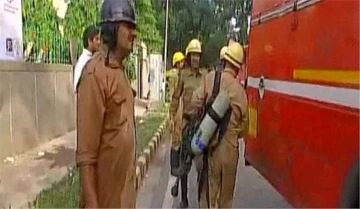 शास्त्री भवन में फिर लगी आग