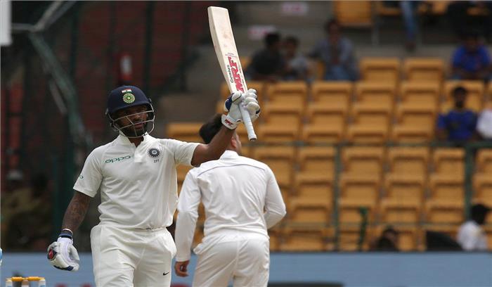 बेंगलुरू टेस्ट: शिखर के शानदार शतक से भारत की मजबूत शुरुआत