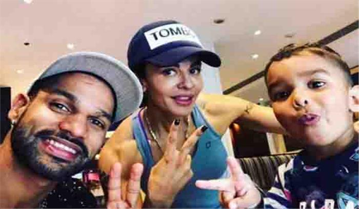 दुबई हवाई अड्डे पर शिखर धवन की पत्नी और बच्चों को रोका गया