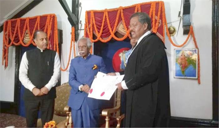 जस्टिस स्वामी ने हिमाचल के चीफ जस्टिस के रूप में शपथ ली जस्टिस स्वामी ने हिमाचल के चीफ जस्टिस के रूप में शपथ ली