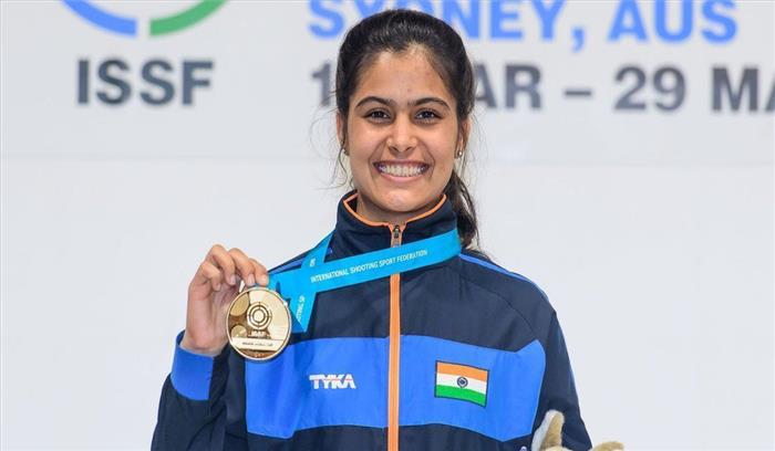 निशानेबाज मनु भाकर ने वर्ल्ड रिकॉर्ड के साथ जीता स्वर्ण