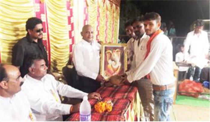 गांव की खुशहाली भगवान गणेशजी का आशीर्वाद : रूपसिंह