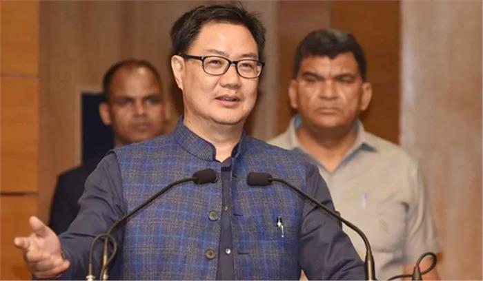 श्रीपद नाईक के स्वस्थ होने तक आयुष मंत्रालय संभालेंगे किरेन रिजिजू