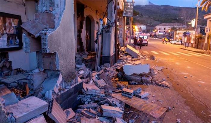 सिसिली में भूकंप के कारण लगभग 10 लोग घायल