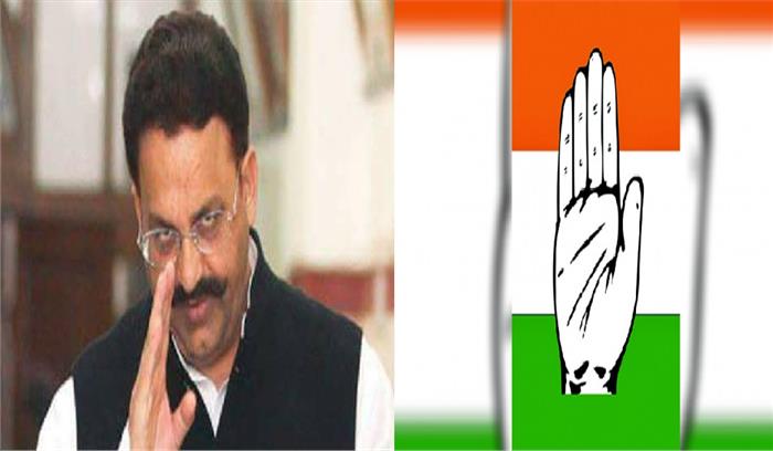 मुख्तार अंसारी को कांग्रेस ने दामाद की तरह पाला: सिद्धार्थनाथ सिंह