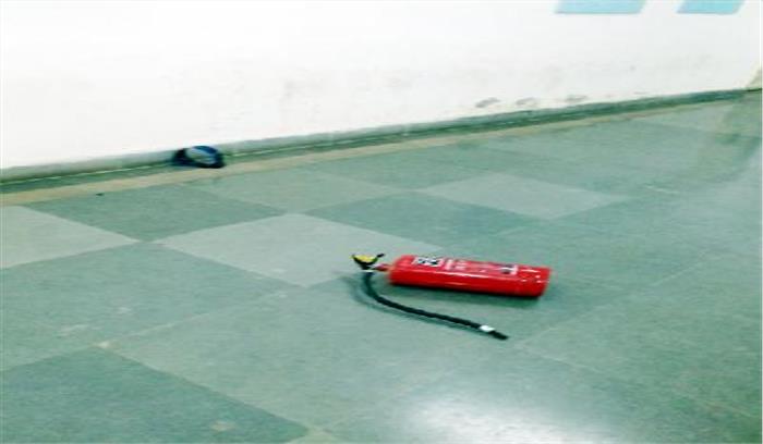 ये है सिम्स...अग्रिशामक जमीन पर!