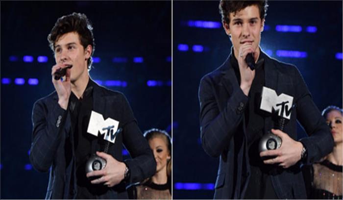 एमटीवी यूरोप म्यूजिक अवॉर्ड्स  में गायक शॉन मेंडिस ने जीते तीन पुरस्कार