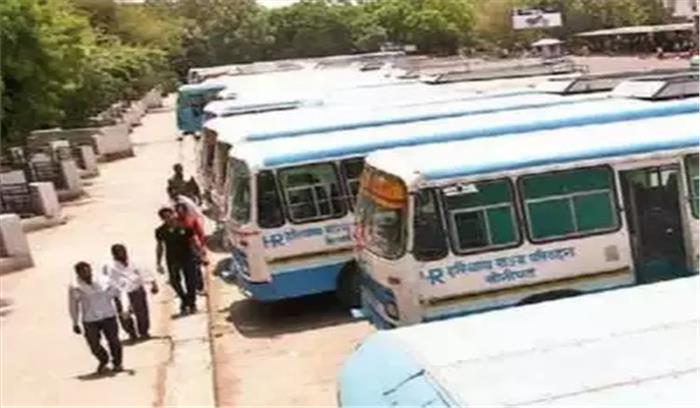 रोडवेज कर्मचारियों के समर्थन में एसोसिएशन का सामूहिक अवकाश