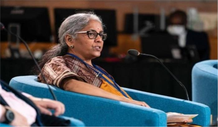 सीतारमण ने जी 20 वित्त मंत्रियों की बैठक में लिया भाग