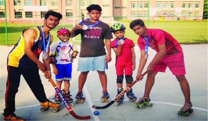 रोलर हॉकी में सीनियर वर्ग बनी उप विजेता
