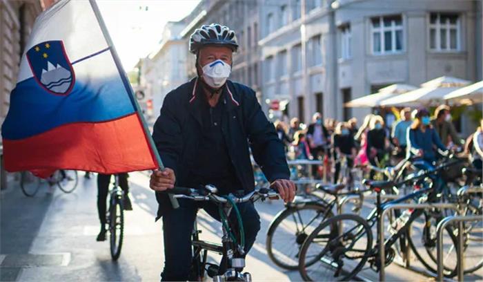 यूरोपीय देश स्लोवेनिया में की कोरोना की समाप्ति की घोषणा