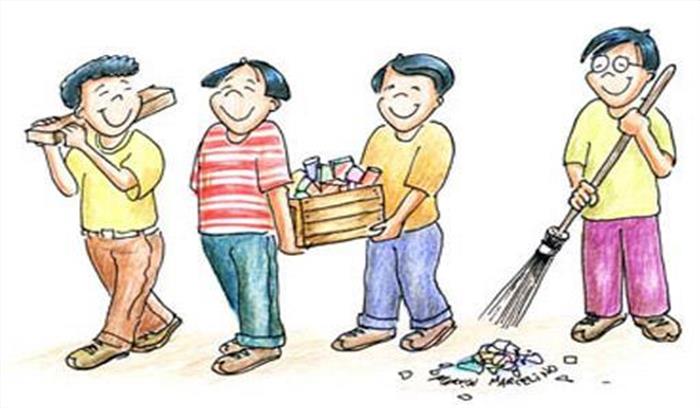 सोसायटी में चला स्वच्छता अभियान