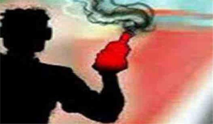 दामाद ने सास ससुर पर डाला तेजाब, आरोपी गिरफ्तार